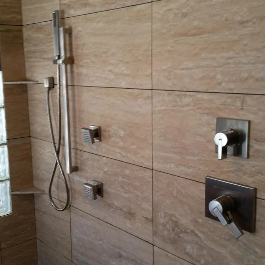Shower fixture installation for Water Heater Replacement in Boston